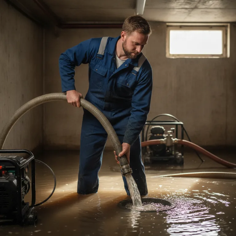 Kjellerpumping tjeneste i Lillestrom